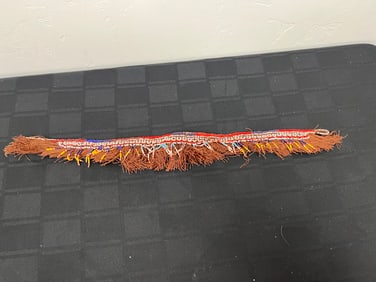 African Toddler Tassel Belt