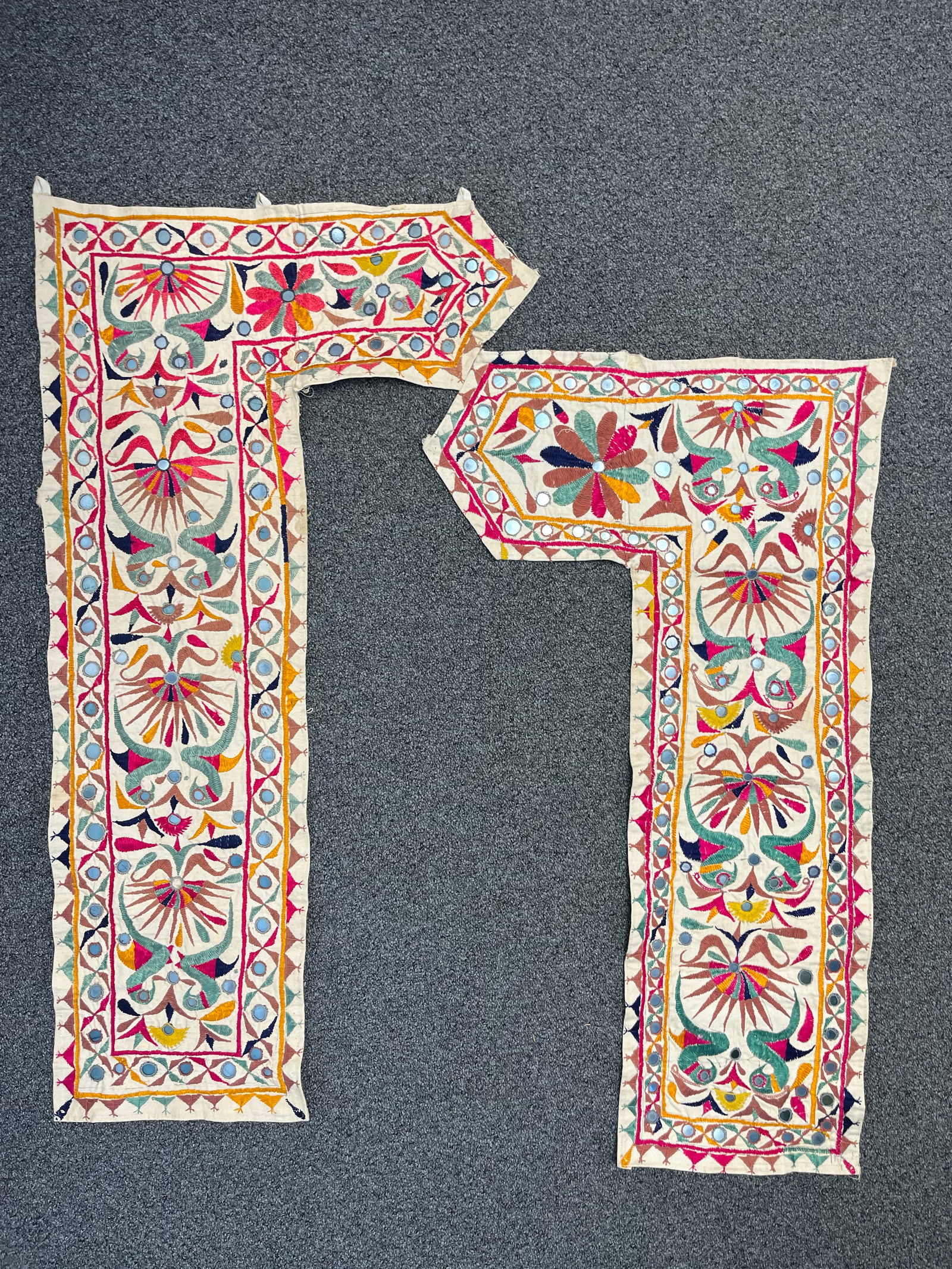 Banjara Gujarat Rabari Kutch Wall Hanging, Pair (1 of 9)
