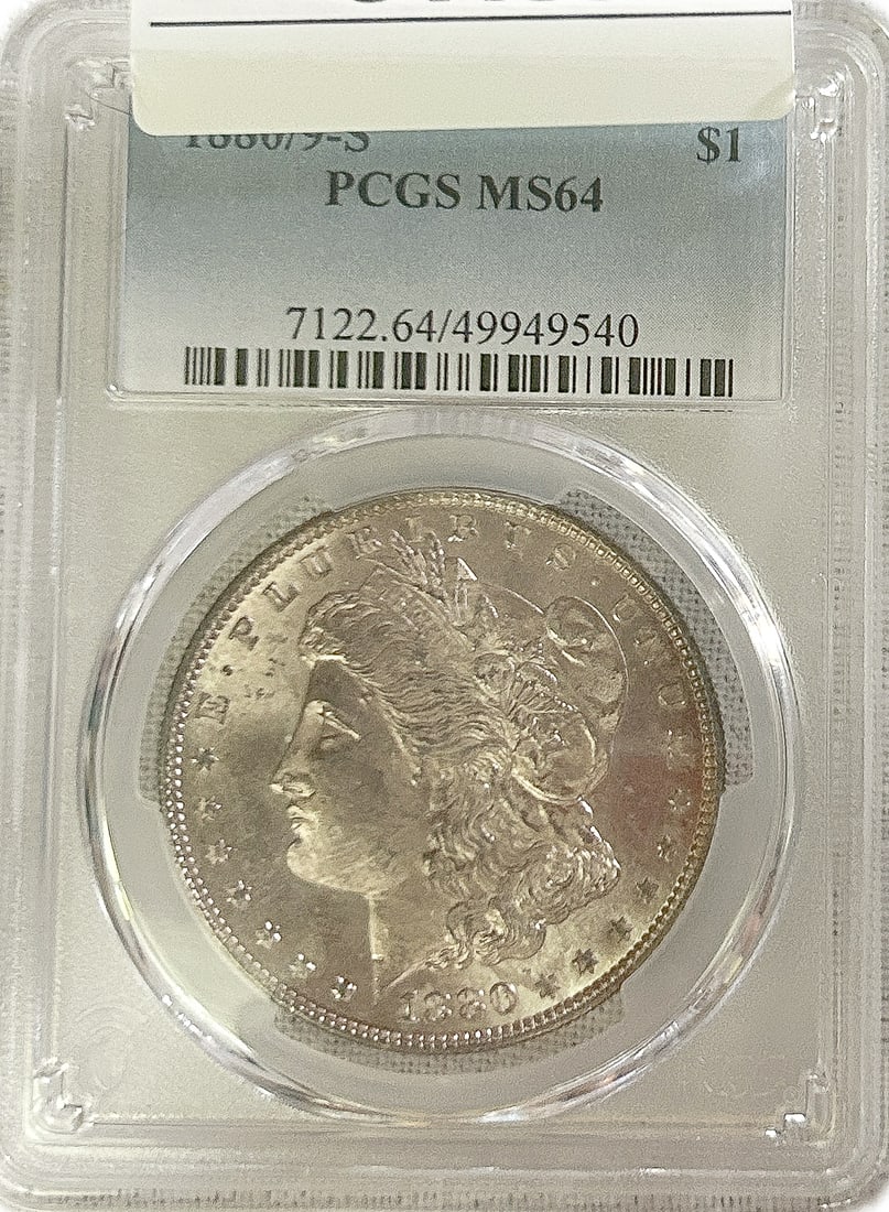 1880/9-O Morgan Silver Dollar MS64 (1 of 2)