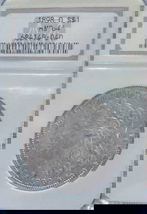 1898-O Morgan Silver Dollar MS64: This 1898-O Morgan Dollar has been graded MS-64 and is guaranteed by PCGS. This iconic design comes secured in PCGS encapsulation which ensures the coin's condition is protected and verified.Minted