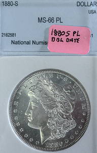 1880-S Morgan Silver Dollar MS66 PL