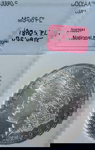 1880-S Morgan Silver Dollar MS66 PL: This 1880-S Morgan Silver Dollar has been certified as MS-66 PL and the rare coin is a must for any collection!***There are 18 coins graded at this level, with 5,060 graded higher***The encapsulation