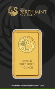 1 oz Perth Mint Gold Bar - in Assay