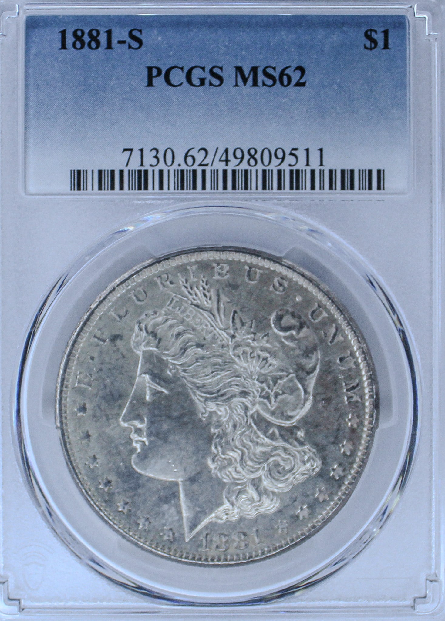 1881-S Morgan Silver Dollar MS62 (1 of 2)