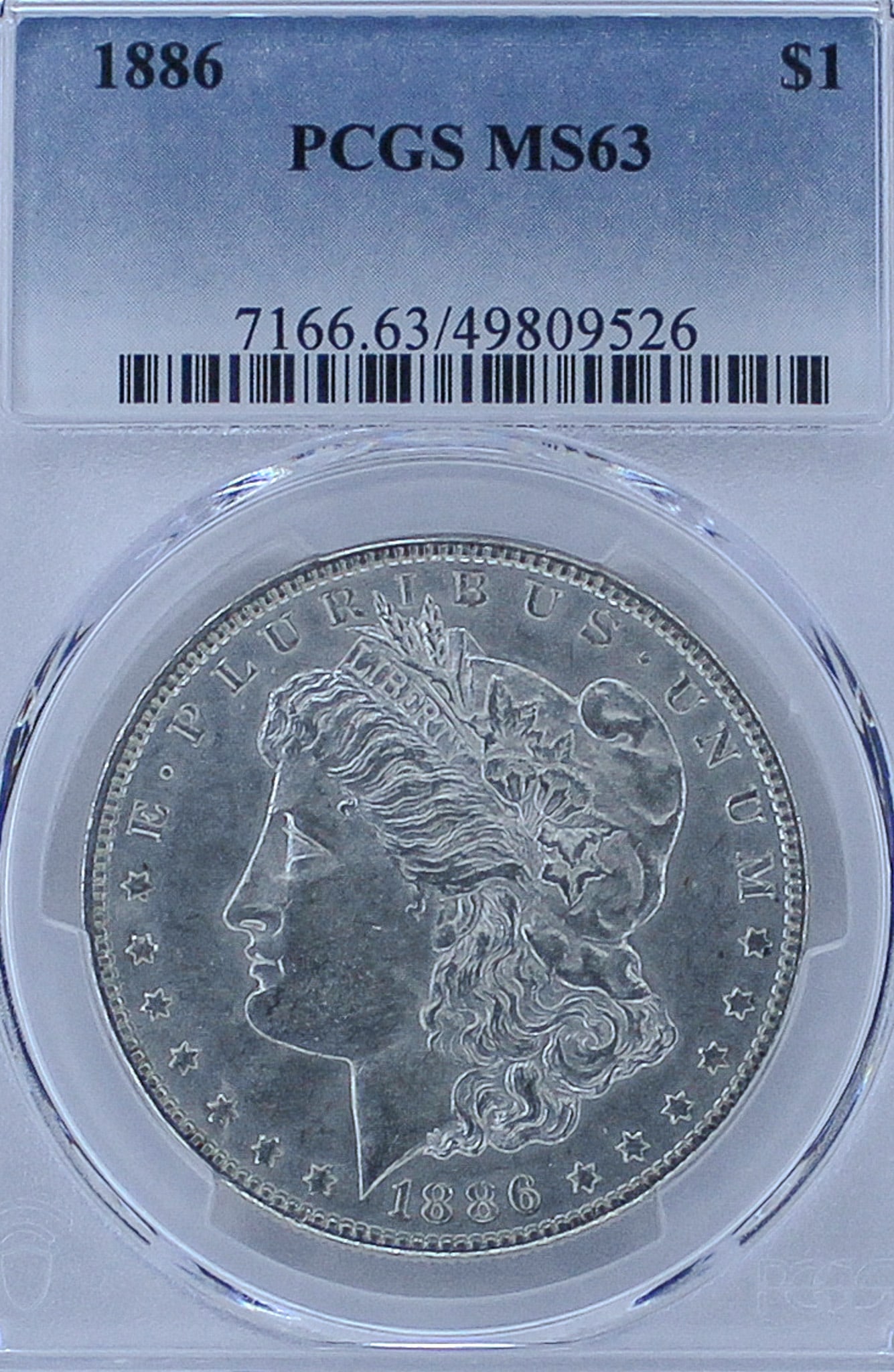 1886 Morgan Silver Dollar MS63 (1 of 2)