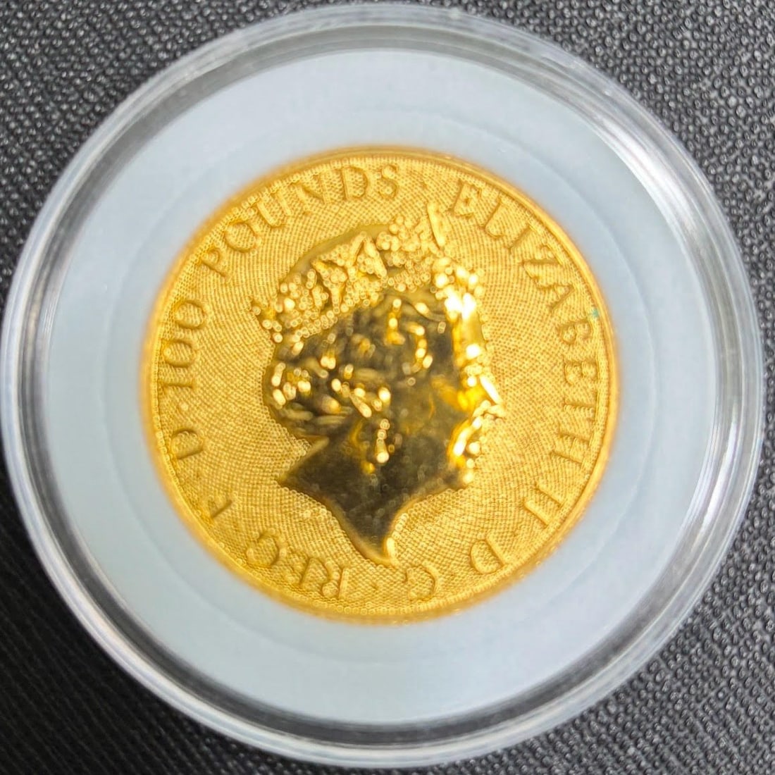 Queen's Beast Gold Coin by The Royal Mint (1 of 2)