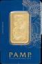 1 oz Gold Fortuna PAMP Bar