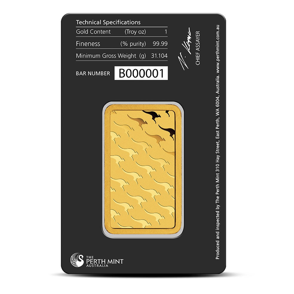 Perth Mint 1 Oz Gold Bar - 2