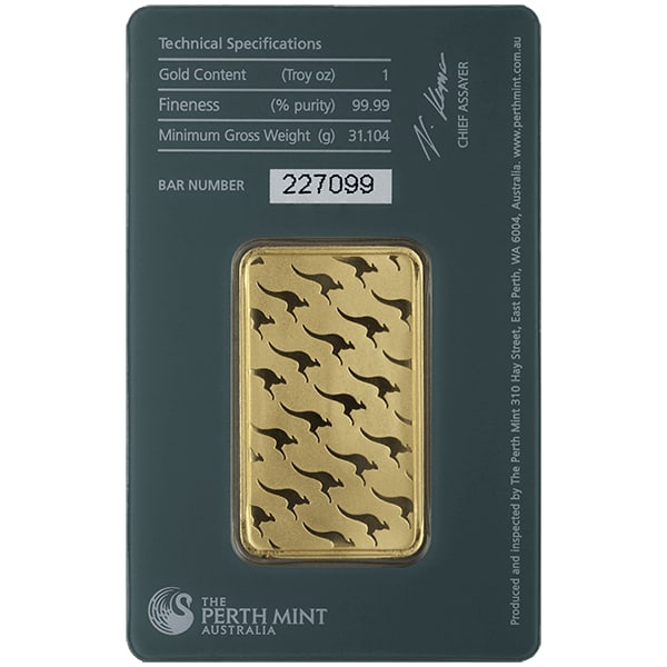 Perth Mint 1 Oz Gold Bar - 2