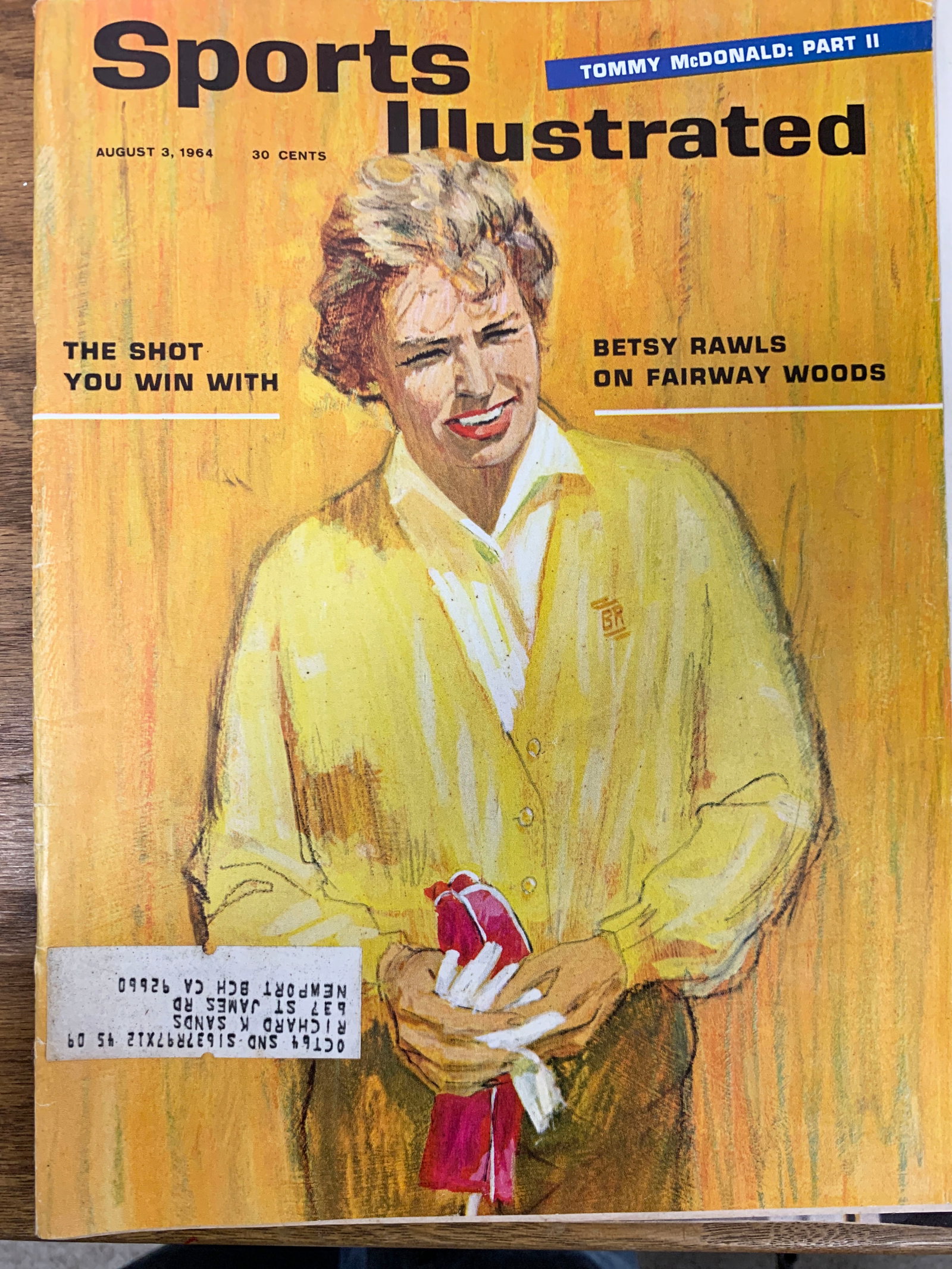 Sports Illustrated Magazine 1964 Betsy Rawls Issue (1 of 1)
