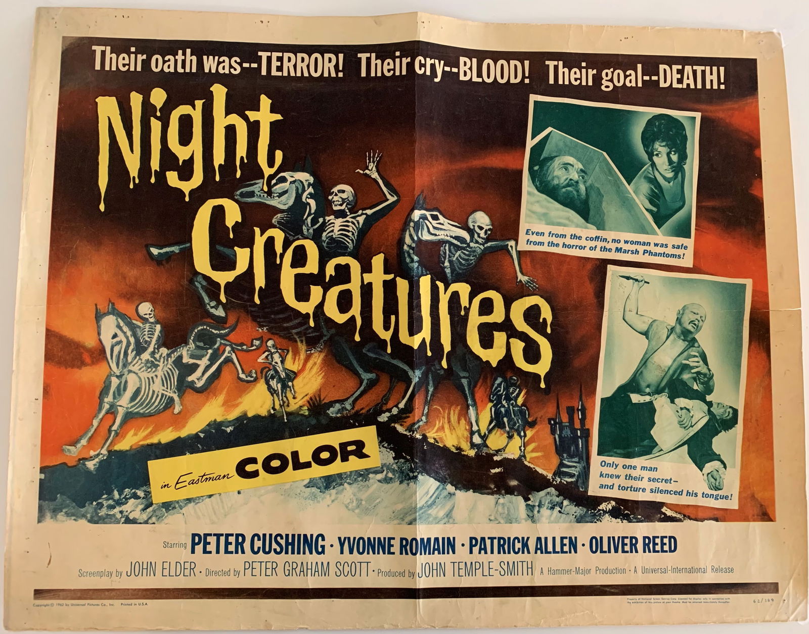 Night Creatures vintage movie poster (1 of 1)