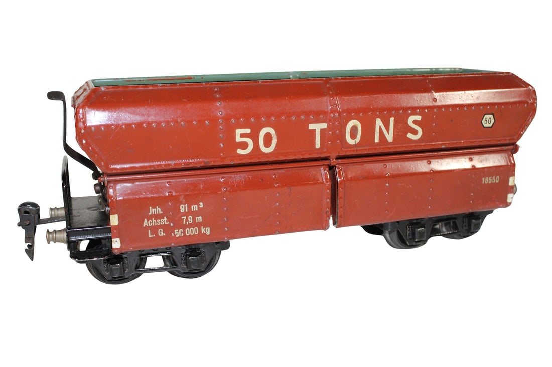 Märklin 0-gauge "50TONS" goods wagon 1855 (1 of 2)