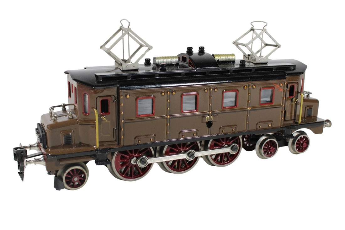 Selzer 0-gauge electric locomotive HS 64/13020 brown (1 of 7)