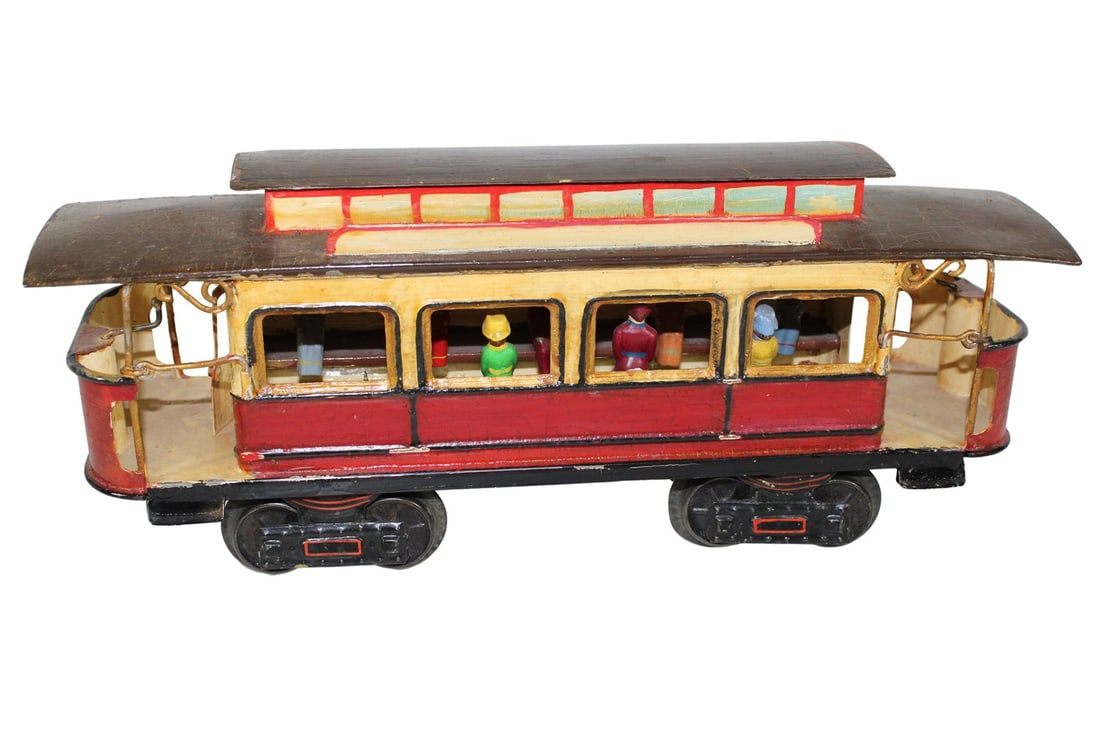 Carriage for Marklin tram W 2331: Carriage for Marklin tram W 2331 Reproduction using Marklin parts, used, Z 2-