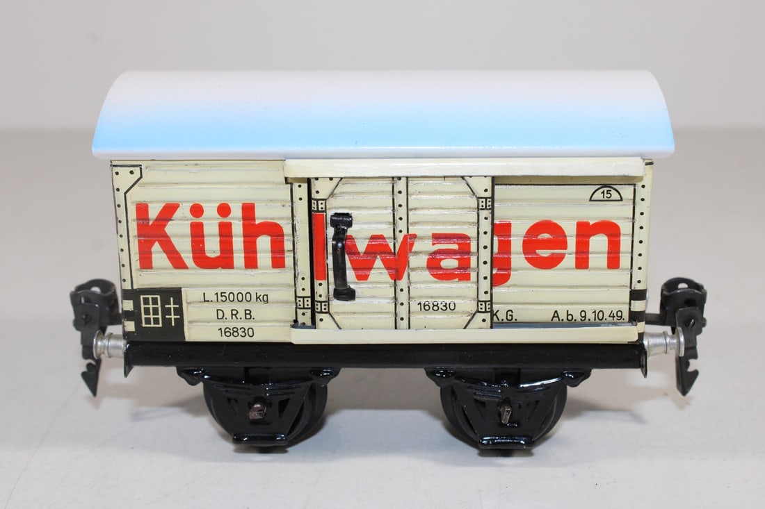 Marklin Gauge 0 refrigerated wagon 1683: Marklin Gauge 0 refrigerated wagon 1683 Mint, used, Z 1-2