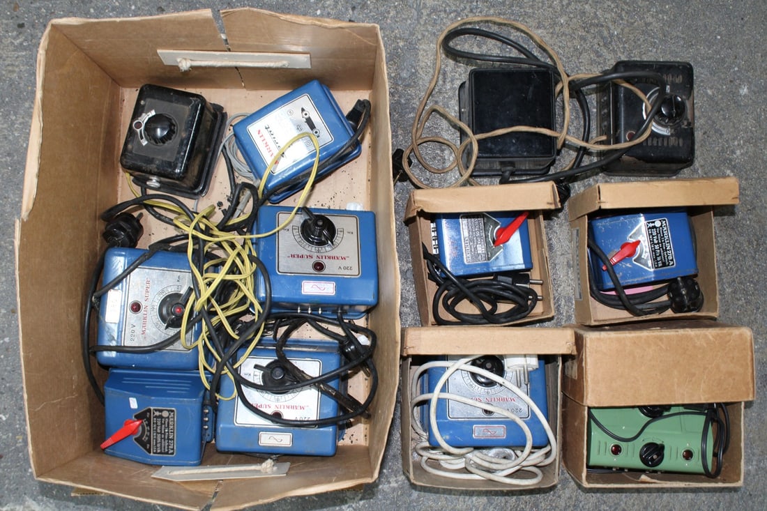 Miscellaneous old Marklin transformers: Miscellaneous old Marklin transformers Mostly Marklin, used, modified, Z 3-4