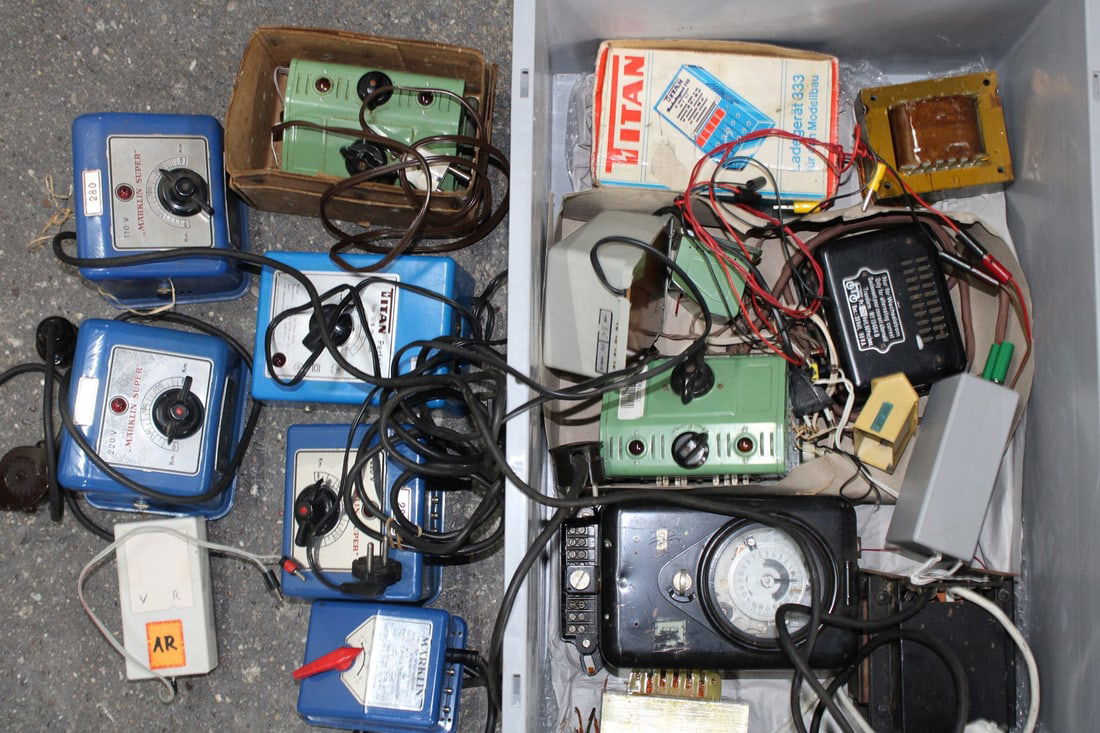 Various old Marklin transformers: Various old Marklin transformers Mostly Marklin, used, modified, Z 3-4