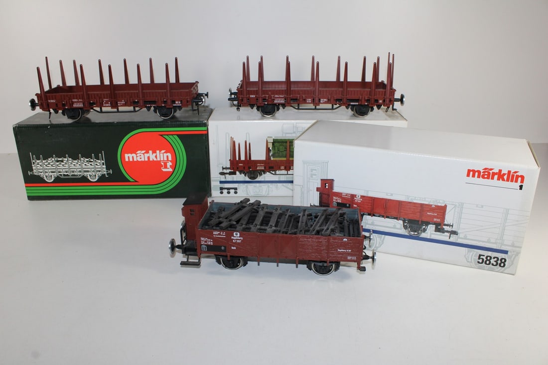 Marklin Gauge 1 goods wagon OVP: Marklin Gauge 1 goods wagon OVP used, modified, NV, Z 3-