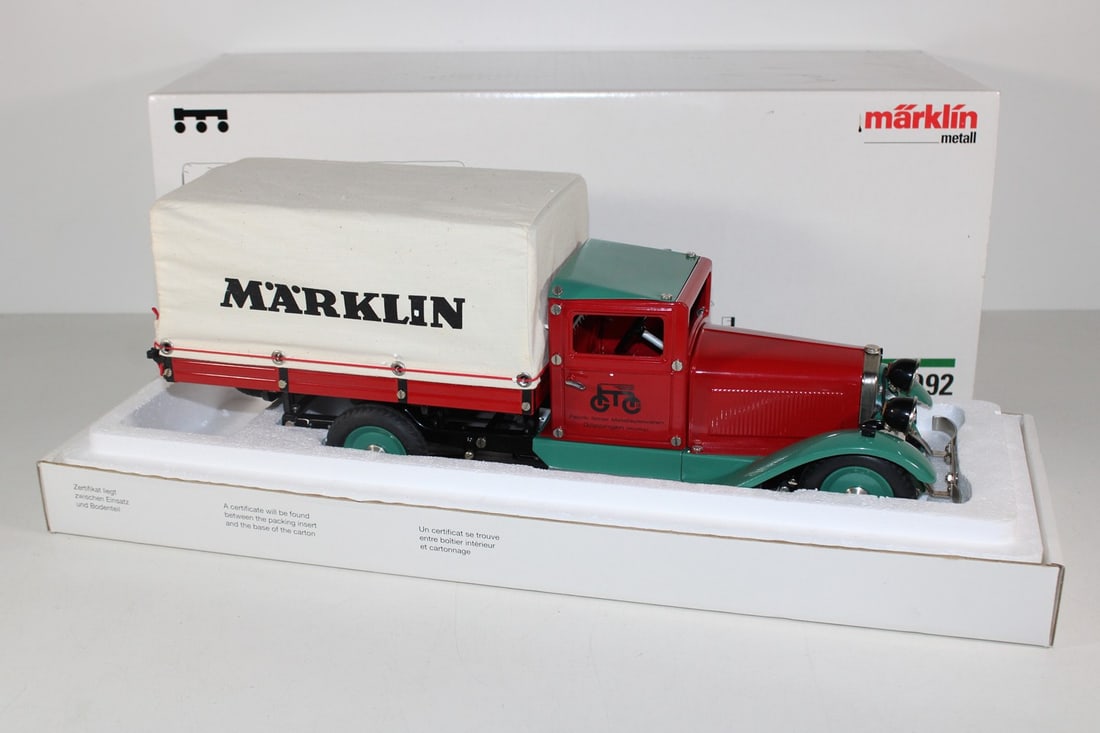Marklin lorry 1992 OVP: Marklin lorry 1992 OVP used, Z 1-2