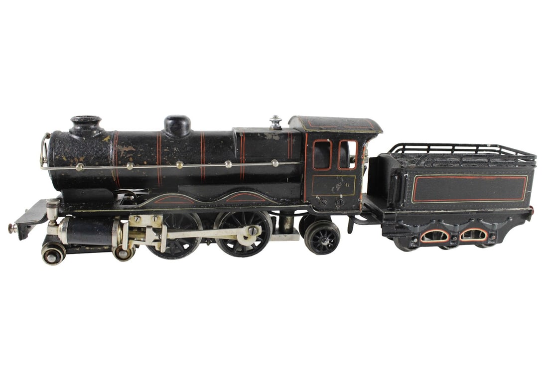 Marklin 0-gauge steam locomotive CE 4020: Marklin 0-gauge steam locomotive CE 4020 Rare! Spirit operation! l. LF repaired on locomotive, used, Z 3+