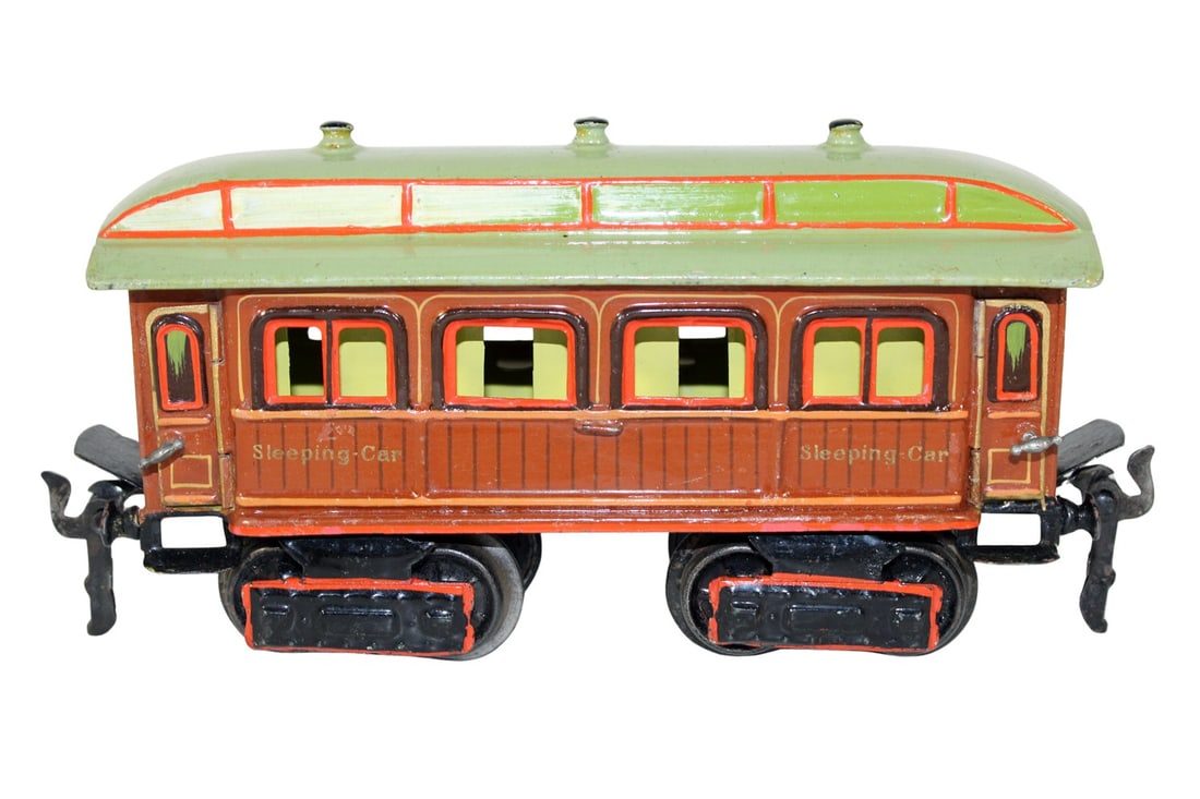 Marklin 0 Gauge "Sleeping Car" 1843: Marklin 0 Gauge "Sleeping Car" 1843 In absolute top condition! Original! Rare with English lettering. With interior fittings! used, Z 1-