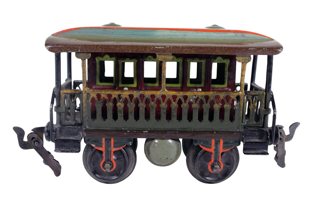 Marklin track 0 observation car 1824: Marklin track 0 observation car 1824 In top condition! Worn, Z 1-2