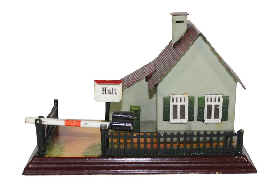 Marklin guard house 2149: Marklin guard house 2149 Very nice, original, Plug-in signal missing, used, Z 1-2