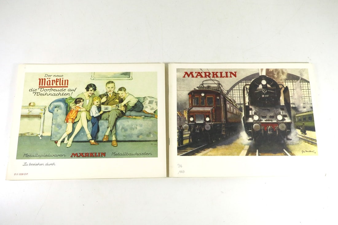 Marklin main catalogue reprint 1928 and 1929: Marklin main catalogue reprint 1928 and 1929 used, Z 2