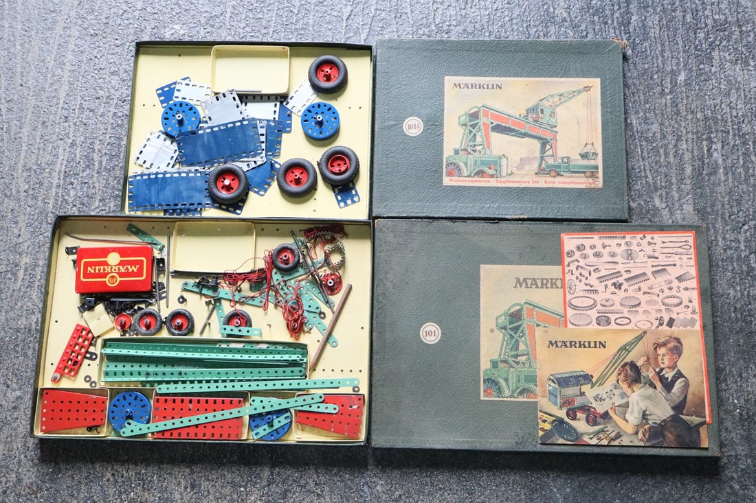 Marklin metal construction set OVP: Marklin metal construction set OVP used, NV, Z 3