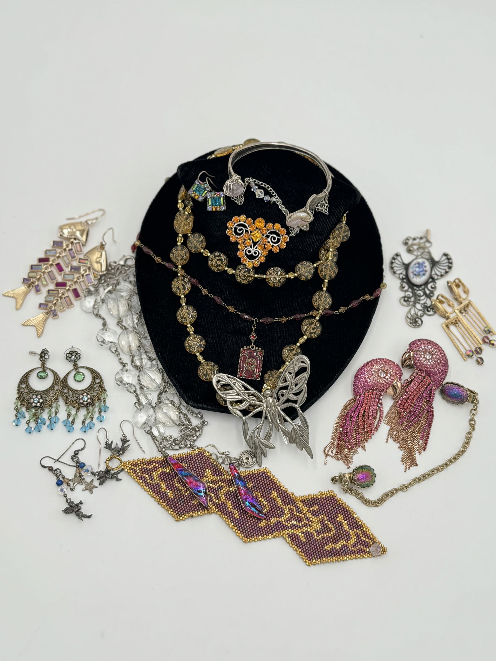 Amazing fun jewelry lot including John Hardy, Lewis Segal, sweet romance,marianne and more (1 of 13)