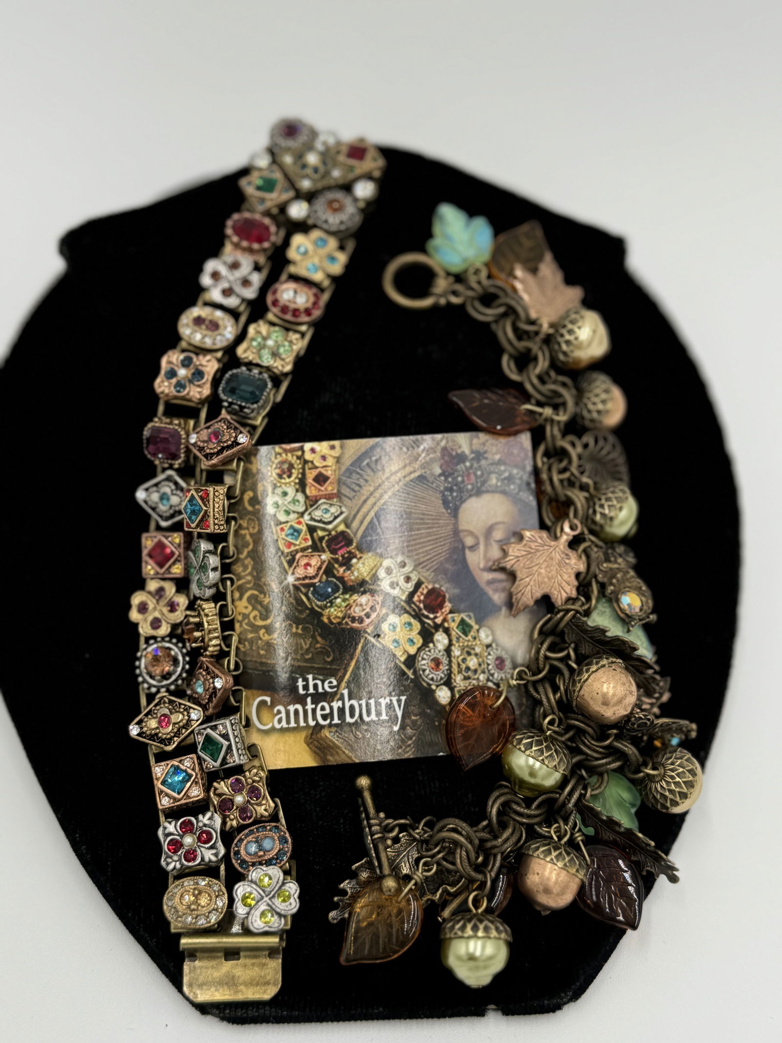 Incredible sweet romance slide bracelet and sweet romance leaf and acorn bracelet (1 of 9)