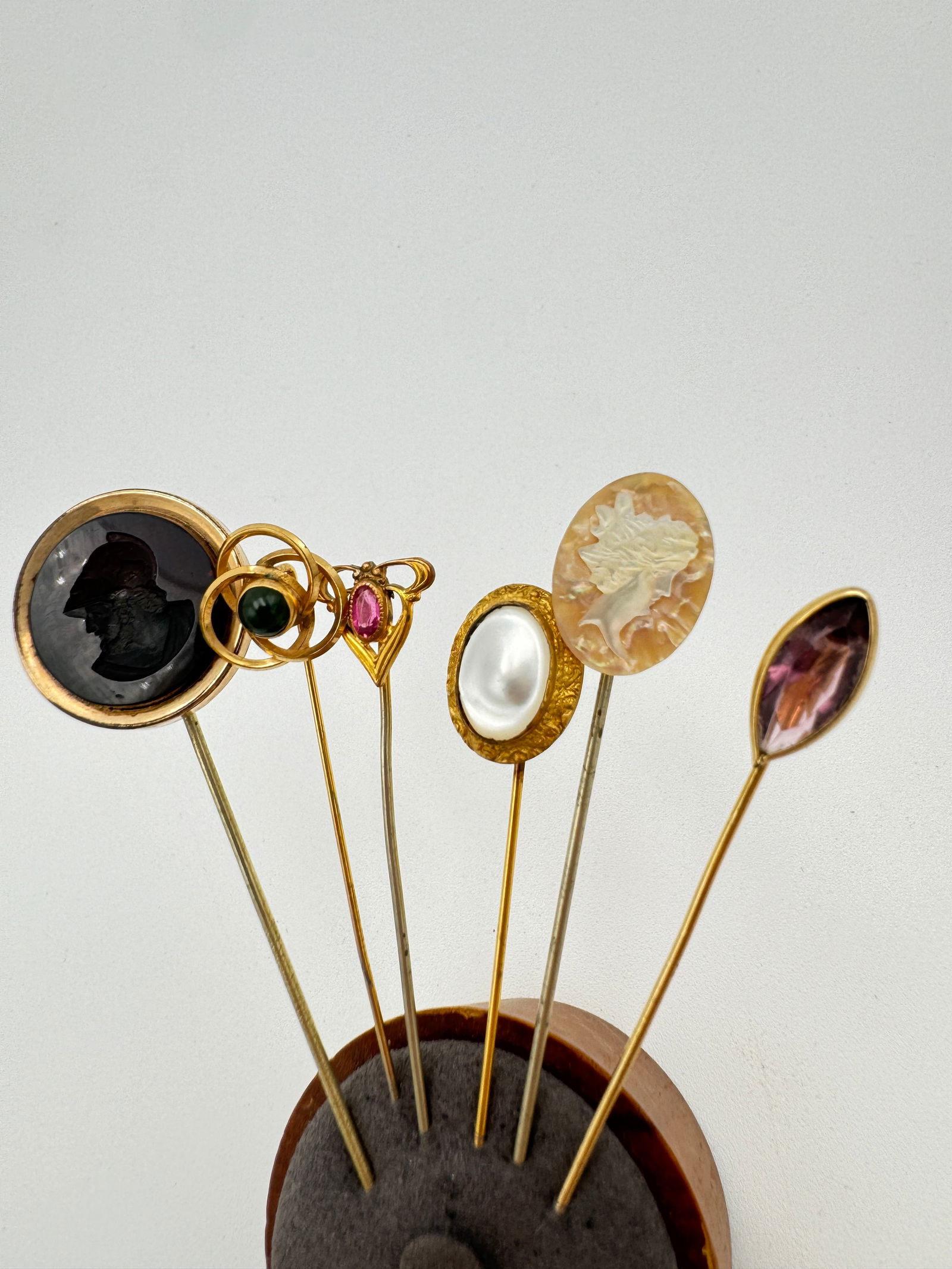 Collection of amazing vintage/antique stick pins (1 of 6)