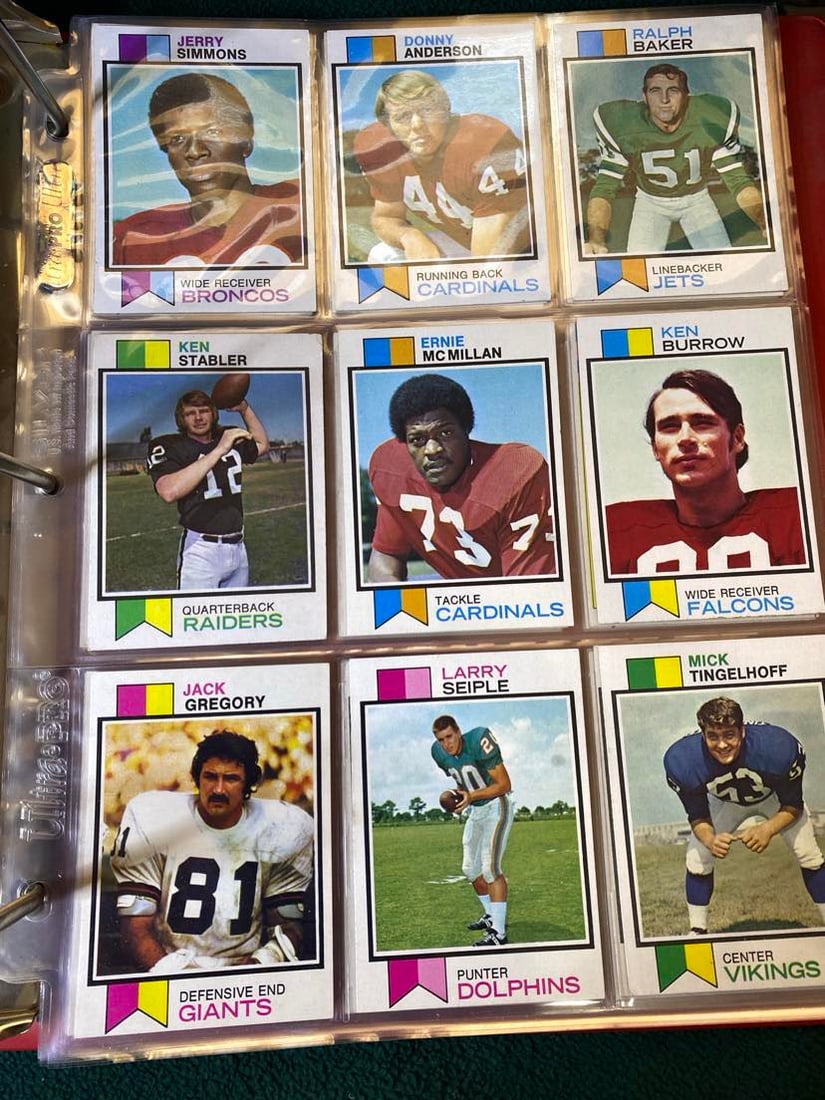 COMTPLETE SET 1-529 OF 1973 TOPPS FOOTBALL CARDS (1 of 10)