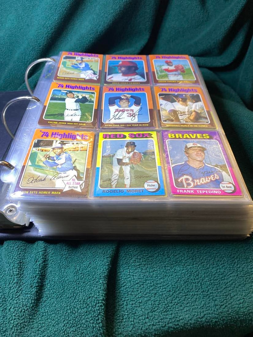 FULL SET 1975 TOPPS BASEBALL 660 CARDS BRETT ROOKIE (1 of 8)
