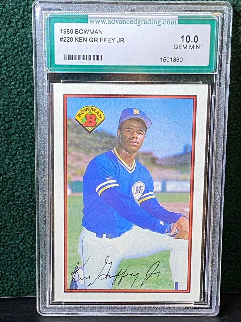 1989 BOWMAN KEN GRIFFEY JR ROOKIE CARD  MINT 10 (1 of 3)