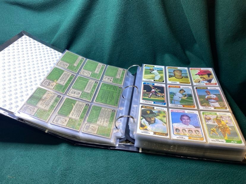 TOPPS 1974 VINTAGE BASEBALL CARD COMPLETE SET 1 - 660 (1 of 8)