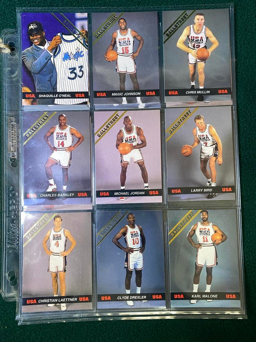 1992 Ballstreet Michael Jordan Olympic Card