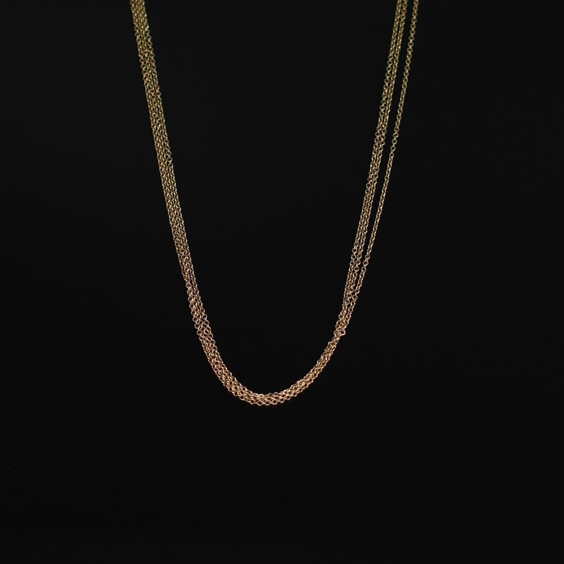 Multi Strand 14K Gold Milor Italy Chain: Metal Type: 14K Yellow Gold (Tested) Weight