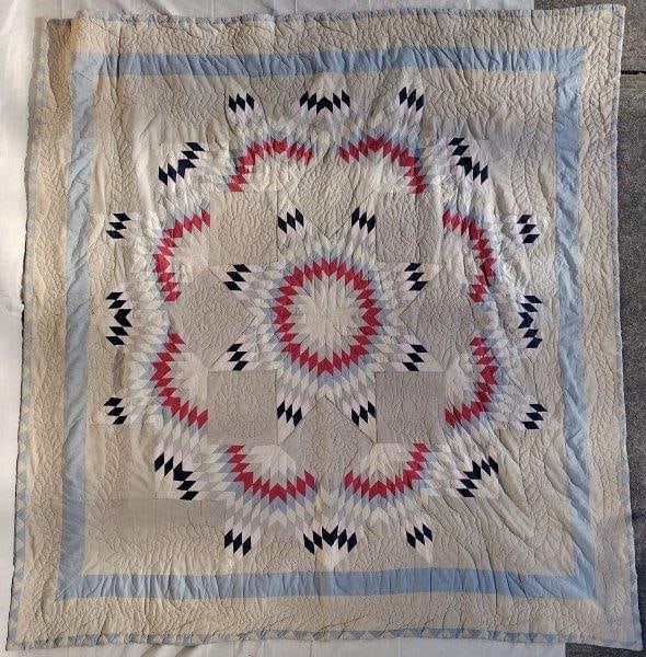 Vintage Star Pattern Quilt (1 of 7)