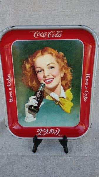 Vintage Coca-Cola Tray: 10 1/2" x 13", shipping available