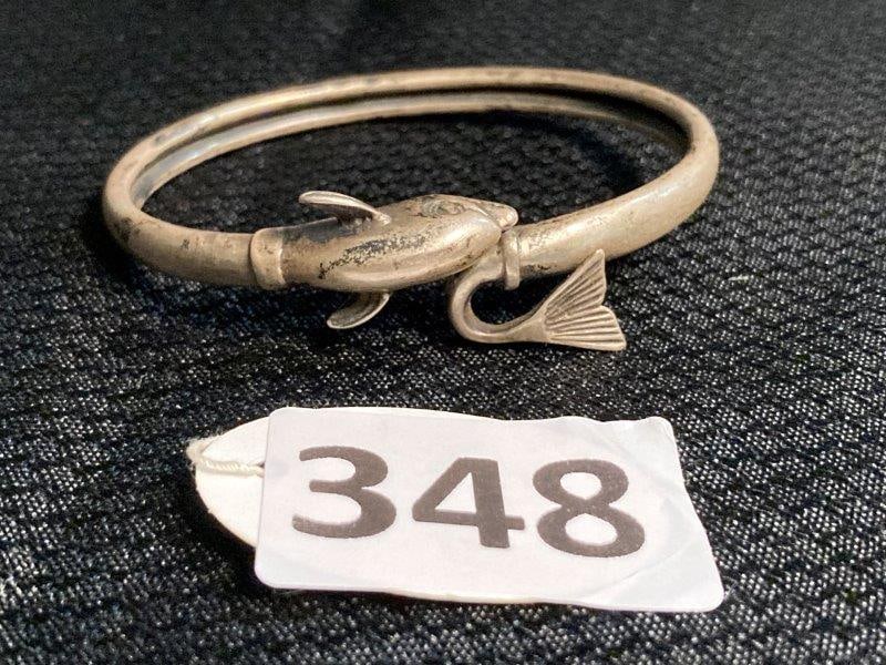 Sterling Dolphin Bracelet (1 of 4)