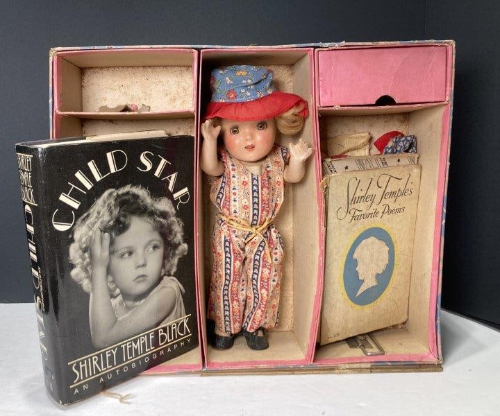 Vintage Composition Doll and Books (1 of 6)