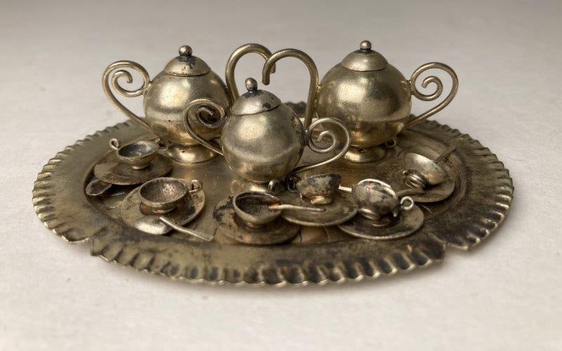 Sterling Silver Miniature Tea Set (1 of 5)