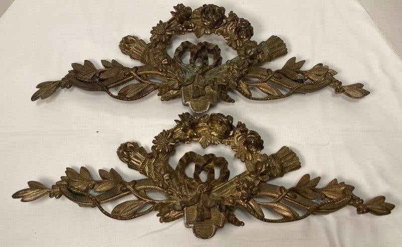 Two French Bronze Architectural Crowns (1 of 9)