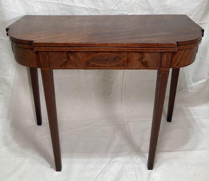 Antique Hepplewhite American Card Table (1 of 15)