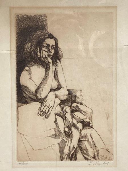 "Morning" by Sigmund Abeles Etching (1 of 8)