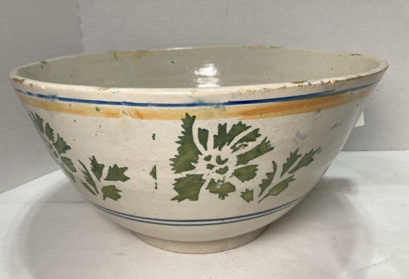 Stick Sponge Decorated Punch Bowl (1 of 8)