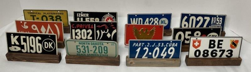 Miniature Global License Plates (1 of 11)