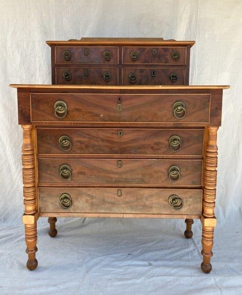 Fine New England Chest Signed & Dated (1 of 16)