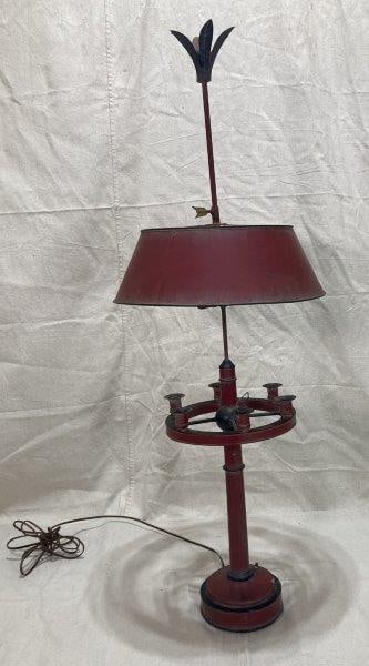 Red Tole Lamp (1 of 9)